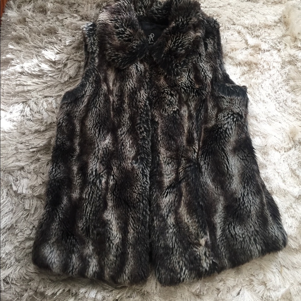 Rachel Zoe faux fur Vest